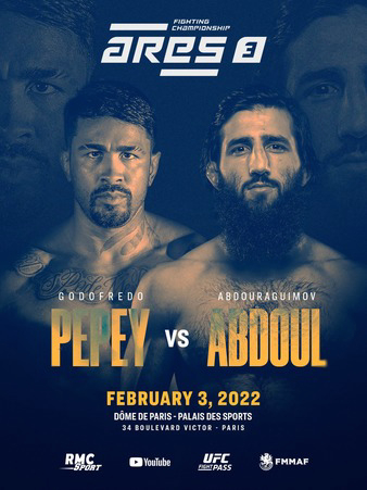 Ares FC 3: Abdouraguimov vs. Godofredo