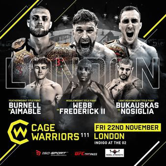 Cage Warriors 111: Webb vs. Frederick 2