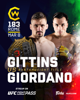 Cage Warriors 183: Gittins vs. Giordano