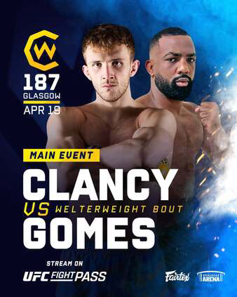 Cage Warriors 187: Clancy vs. Gomes