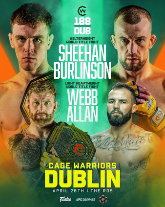 Cage Warriors 188: Sheehan vs. Burlinson