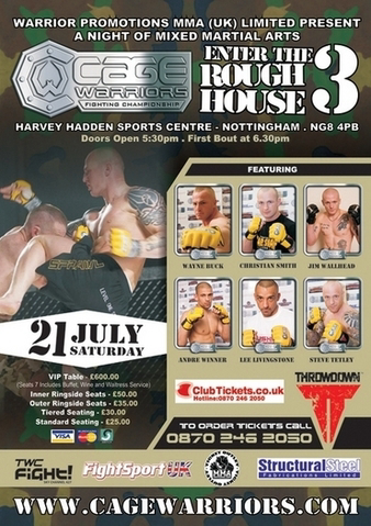 Cage Warriors 28: Enter The Rough House 3