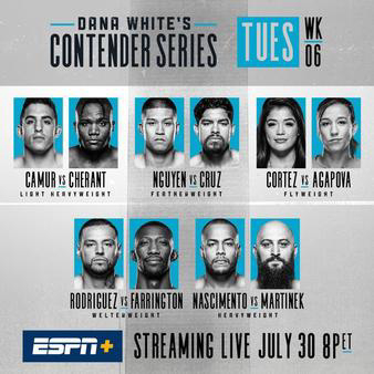 Contender Series 2019: Week 6