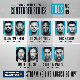 Contender Series 2019: Week 9