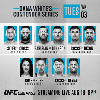 Contender Series 2020: Week 3