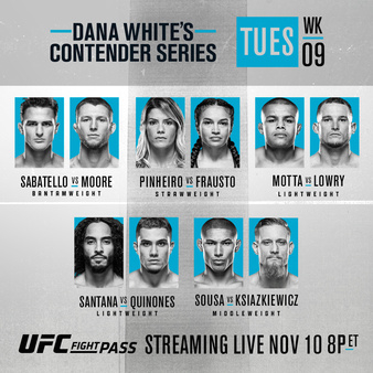 Contender Series 2020: Week 9