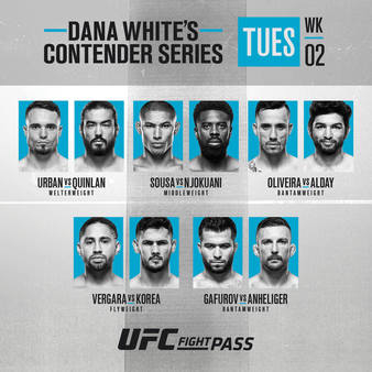 Contender Series 2021: Week 2