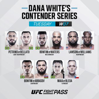 Contender Series 2022: Week 7