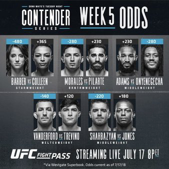 DW's Contender Series 2018: Week 5