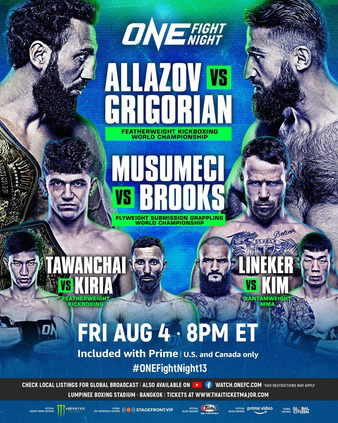 ONE Fight Night 13: Allazov vs. Grigorian