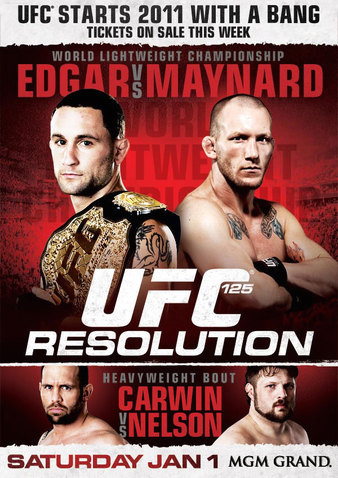 UFC 125: Resolution