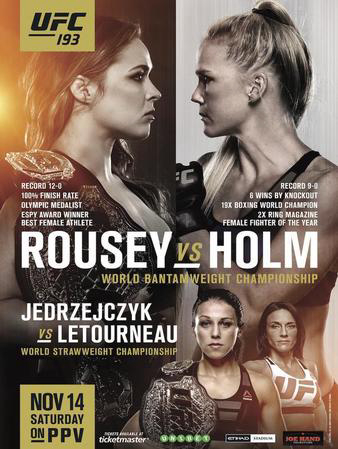 UFC 193: Rousey vs. Holm