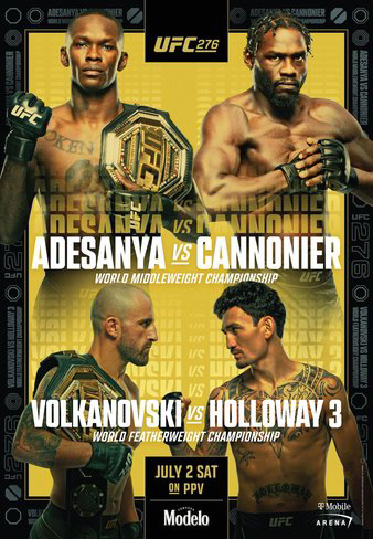 UFC 276: Adesanya vs. Cannonier