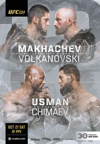 UFC 294: Makhachev vs. Volkanovski 2