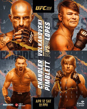 UFC 314: Volkanovski vs. Lopes